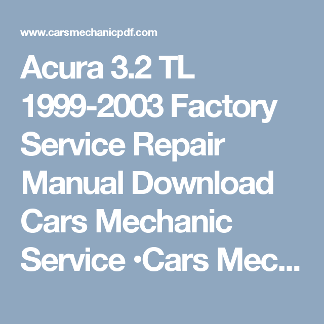 Acura rdx service manual pdf
